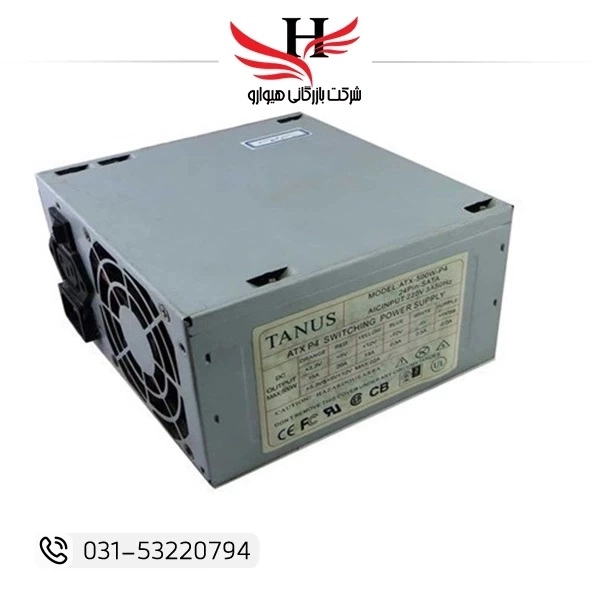 تصویر پاور کيس تانوس استوک TANUS-200W-ATX 600W